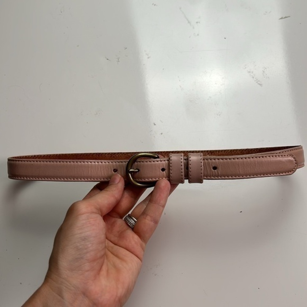 American Apparel leather belt sz XXS